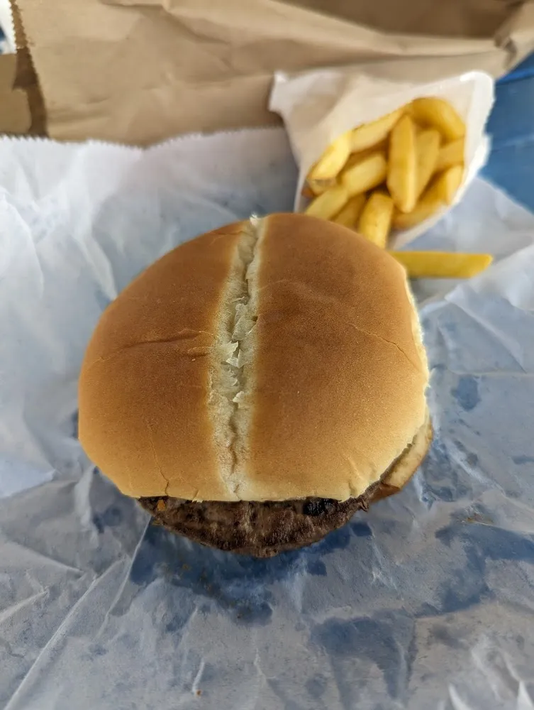 Hamburger and Fries